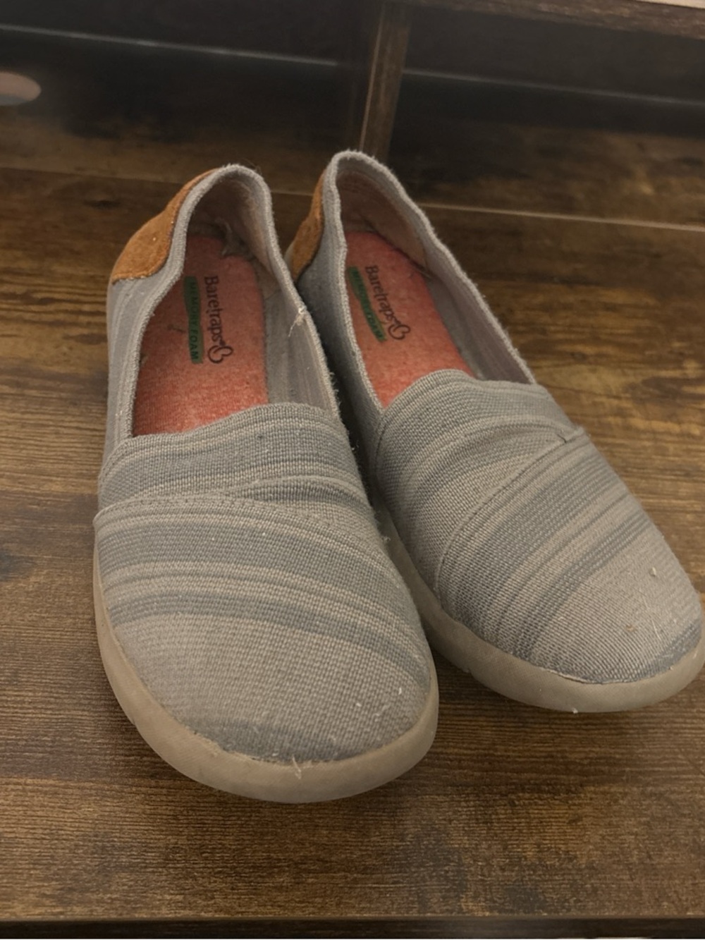 BareTraps Gray Slip-On Sneakers